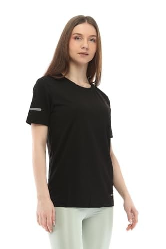 Ghassy Co. Kadın Nem Emici Hızlı Kuruma Atletik Teknik Performans Spor T-Shirt