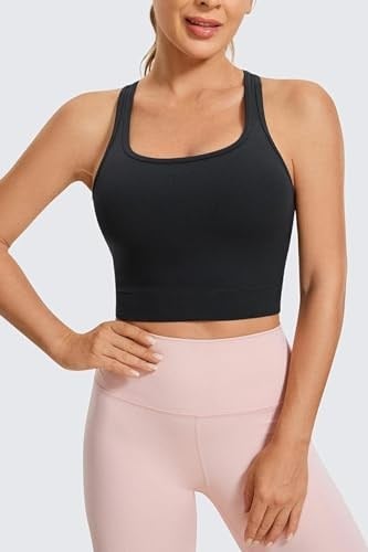 Ghassy Co. Kadın Racerback Running Yoga Egzersiz Fitness Spor Sütyen CRS004 SİYAH M