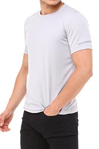 Ghassy Co. Erkek Nem Emici Hızlı Kuruma Atletik Teknik Performans T-Shirt