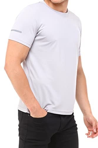 Ghassy Co. Erkek Nem Emici Hızlı Kuruma Atletik Teknik Performans T-Shirt