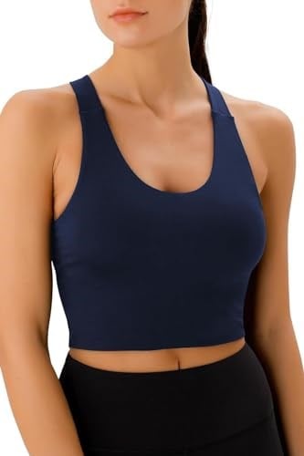 Ghassy Co. Kadın Çarpraz Sırt Detaylı Kaplı Yoga Egzersiz Fitness Spor Sütyeni CRS001 LACİVERT L