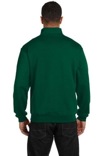 Ghassy Co. Erkek Dik Yaka Silver Yarım Fermuarlı Sweatshirt Nefti S