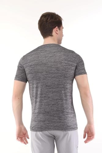 Ghassy Co. Erkek Nem Emici Aktif Gym Fitness Koşu Performans Outdoor Tshirt