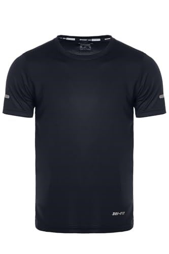 Ghassy Co. Erkek Nem Emici Hızlı Kuruma Atletik Teknik Performans Spor T-Shirt