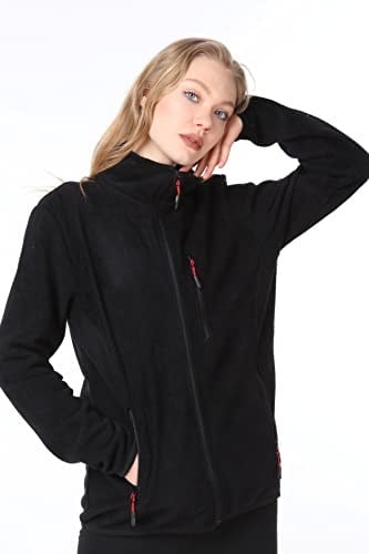 Ghassy Co. KADIN TAM FERMUARLI POLAR CEKET