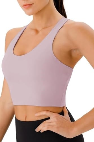 Ghassy Co. Kadın Çarpraz Sırt Detaylı Kaplı Yoga Egzersiz Fitness Spor Sütyeni CRS001 Pudra XL
