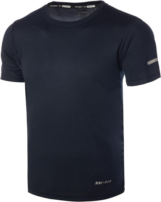 Ghassy Co. Erkek Nem Emici Hızlı Kuruma Atletik Teknik Performans Spor T-Shirt