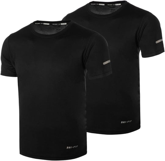 Ghassy Co. Erkek 2Li Paket Dry Fit Atletik Nem Emici Günlük Tshirt