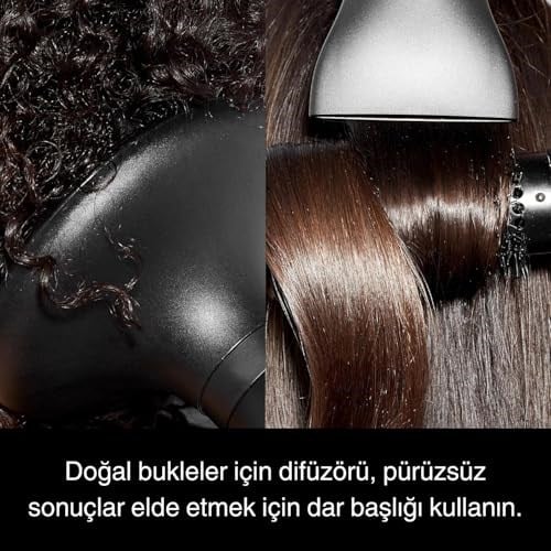 Ghd Helios Saç Kurutma Makinesi, Siyah | Maksimum saç kontrolü - Tüm saç tipleri için - (Avrupa fişi)