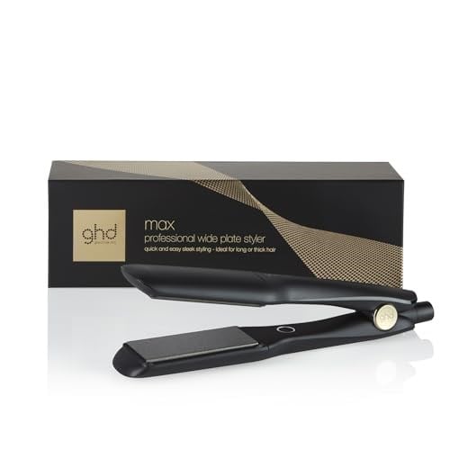 Ghd Max Geniş Plakalı Saç Düzleştirici ve Şekillendirici, Siyah