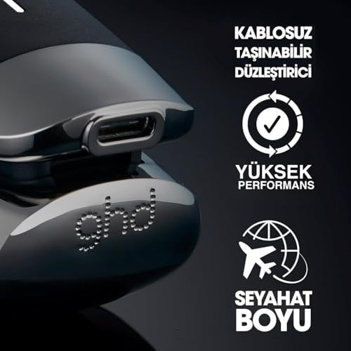 Ghd Unplugged Kablosuz Saç Düzleştirici, Siyah