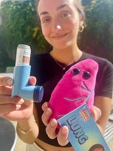 GIANT MICROBES Giantmicrobes Akciğer Pelüş – Eğitici Anatomik Peluş Organ, İyi Geçmiş Hediye – Aile, Arkadaşlar, Bilim Adamları, Öğrenciler, Eğitimciler, Doktorlar ve Nefes Almayı Seven Herkes için Eğ