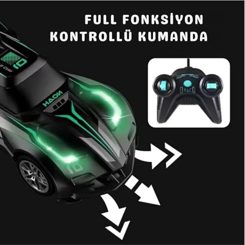 Giffy/Oyuncak Uzaktan Kumandalı Şarjlı Duman Çıkartan Işıklı Araba Buhar Çıkartan Drift Atan Araba 1:20 Ölçek Full Fonksiyon