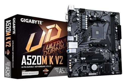 GIGABYTE ANAKART AMD AM4 MATX A520M K V2 1.0