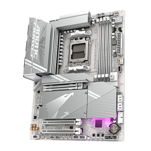 GIGABYTE ANAKART AMD AM5 ATX X870 AORUS ELITE WIFI7 ICE - Seçenekler: X870 AORUS ELITE WIFI7 ICE, X870 AORUS ELITE X ICE...