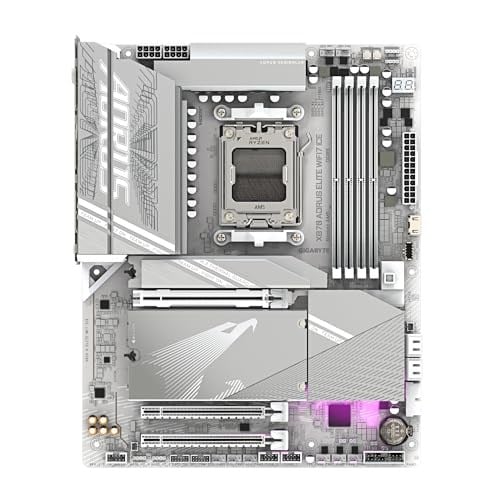 GIGABYTE ANAKART AMD AM5 ATX X870 AORUS ELITE WIFI7 ICE - Seçenekler: X870 AORUS ELITE WIFI7 ICE, X870 AORUS ELITE X ICE...