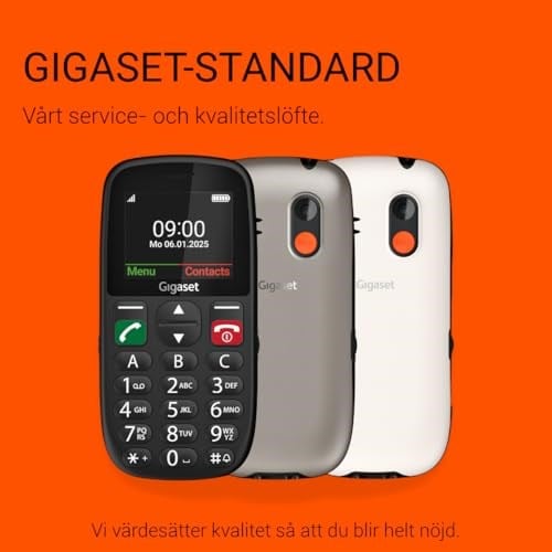 Gigaset GL395 Tuşlu Cep Telefonu Gümüş (Beyaz)