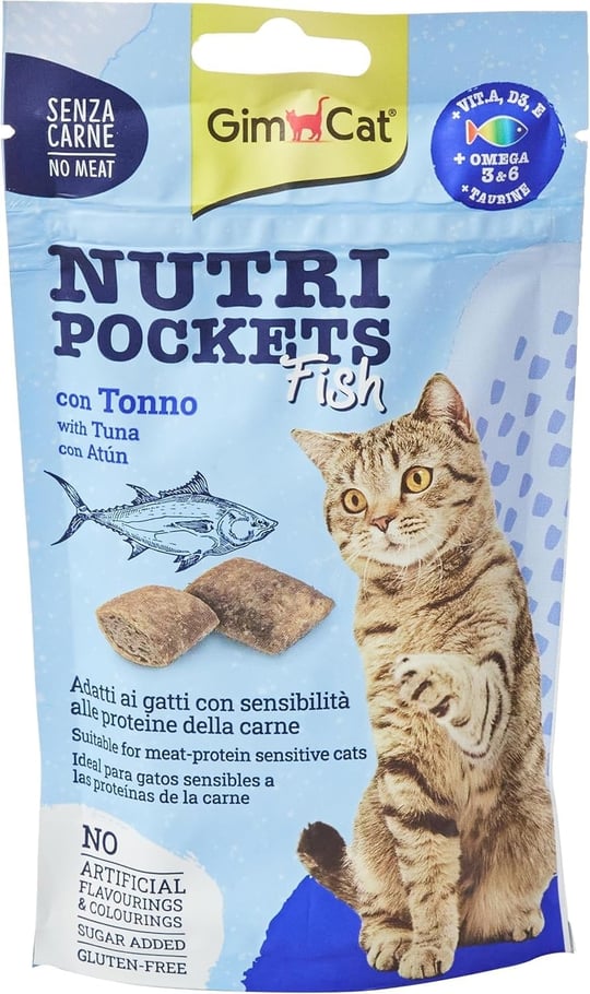 GimCat Kedi Ödül Tableti Np Ton Balıklı, 60 gr
