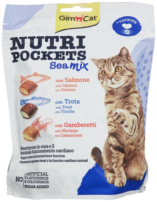 GimCat Nutripockets Kedi Ödülü Sea Mix 150 gr