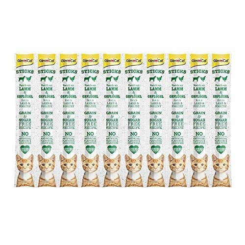 GimCat Sticks Kuzu etli Tavuklu Ödül Çubukları 50 gr - 10lu
