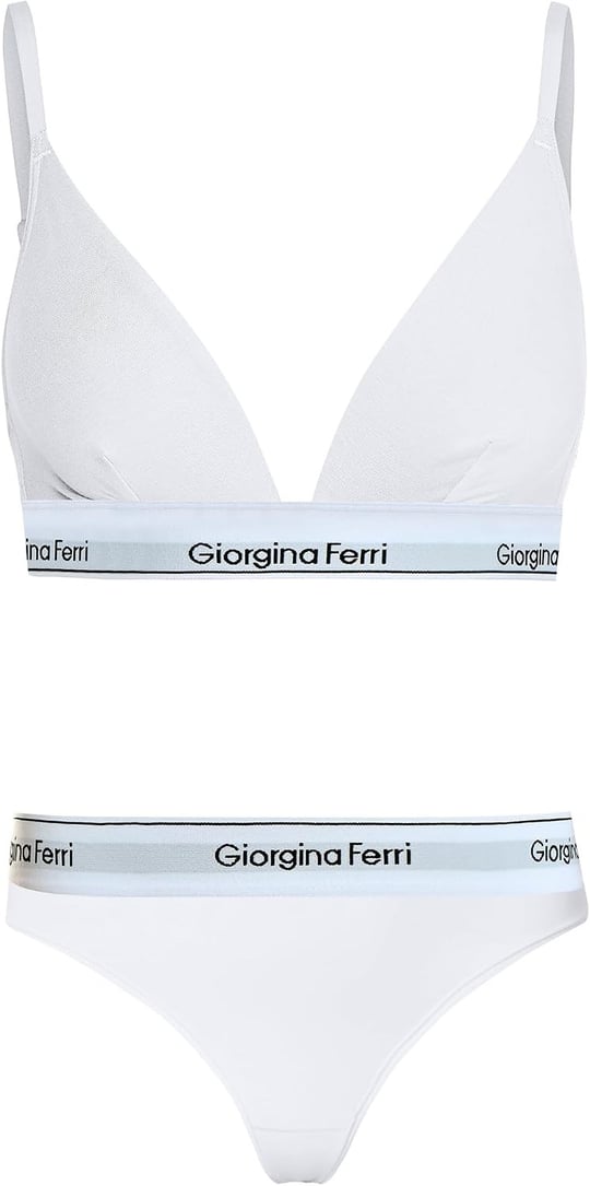 Giorgina Ferri 2’li Set Kadın Günlük Kullanıma Uygun Üçgen Bralet + Tanga Külot Barbara