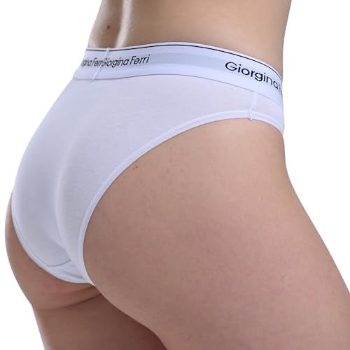 Giorgina Ferri Likralı 6lı Kutu Premium Günlük Kullanıma Uygun Yazılı Kadın Slip Külot Diana