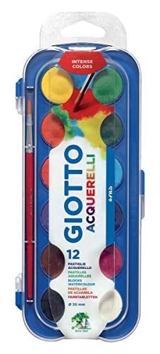 Giotto Suluboya Ø 30 mm, 12li Kutu