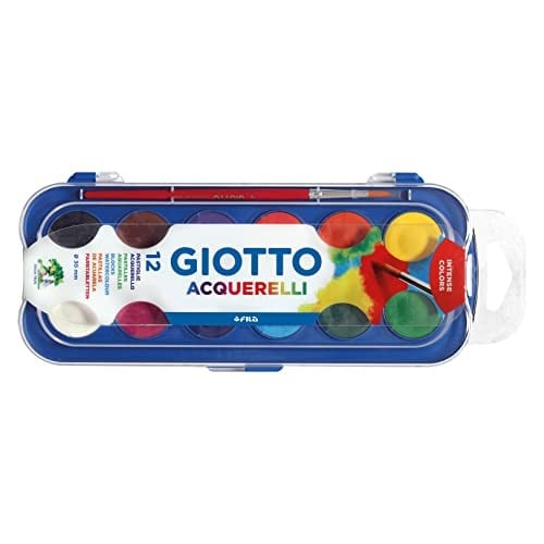 Giotto Suluboya Ø 30 mm, 12li Kutu