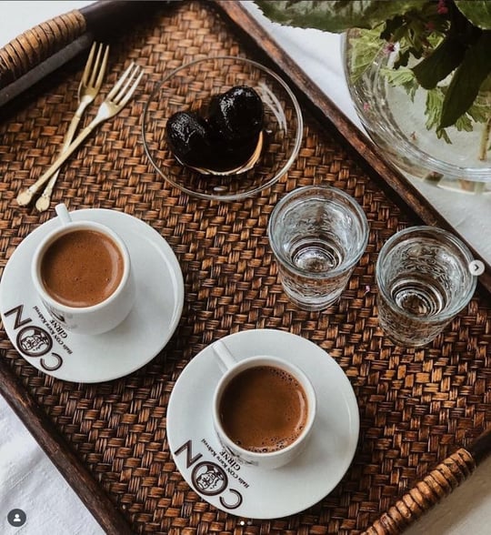 Girne Con Kahve Çifte Kavrulmuş Türk Kahvesi, Gold Label, 125 Gram, Öğütülmüş,%100 Arabica, Kıbrıs Üretim