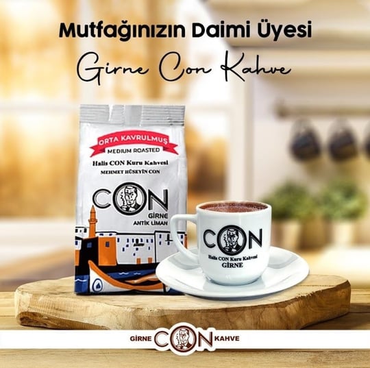 Girne Con Kahve Orta Kavrulmuş Türk Kahvesi, Girne Antik Liman, 125 Gram