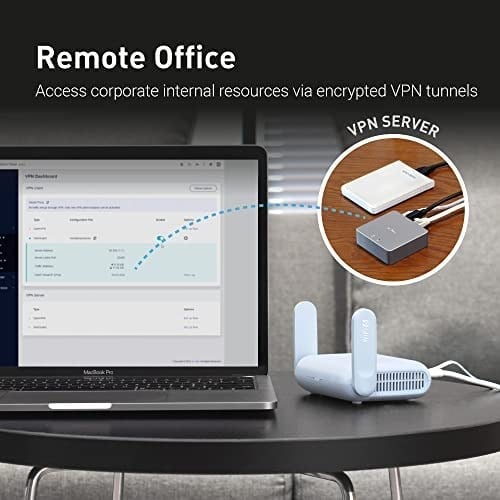 GL.iNet GL-MT3000 (Beryl AX) Cep Boyutunda WiFi 6 Kablosuz Seyahat Gigabit Yönlendiricisi - OpenVPN, Wireguard, Captive Portal, Repeater, Extender, Cybersecurity, Tethering Zip