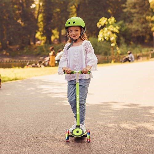 Globber Primo Plus Işıklı Scooter - Yeşil