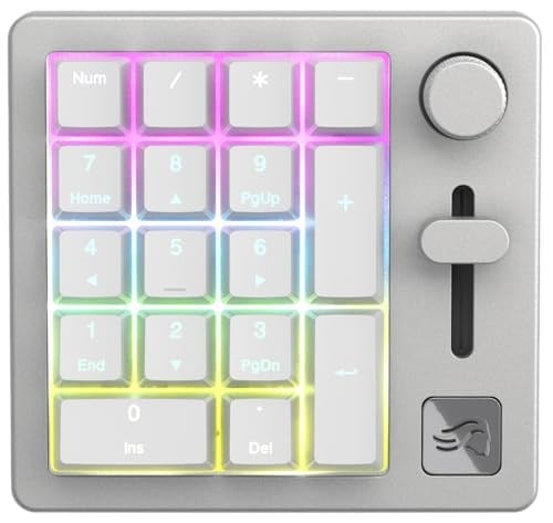 Glorious Prebuilt GLO-GMMK-NP-FOX-W Beyaz Numerik Klavye