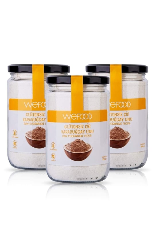 Glutensiz Çiğ Karabuğday Unu 350 Gr 3lü