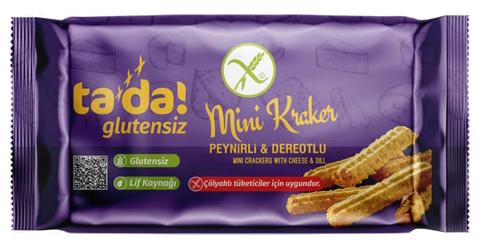 Glutensiz Peynirli Dereotlu Mini Kraker 85 g