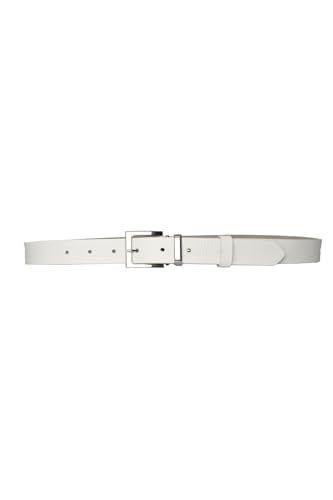 GoDeri%100 Hakiki Deri Gümüş Takım Tokalı 3 Cm Kadın Kemeri Elbise, Pantolon Kemeri, 3C-Kdn-48