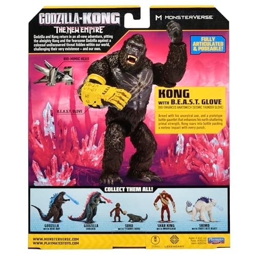Godzilla x Kong Aksiyon Figürü 15 Cm Kong With B.E.A.S.T. Glove