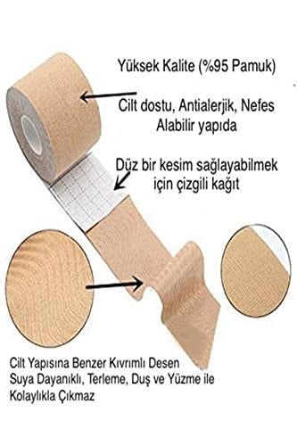 Göğüs (meme) Bandı, Meme Dikleştirici Bant, Meme Kaldırıcı Ten Rengi F1417