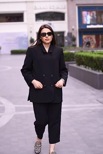 GÖKNUR ARSLAN SİYAH TREND TAKIM Siyah S Kadın-1