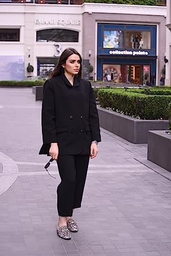 GÖKNUR ARSLAN SİYAH TREND TAKIM Siyah S Kadın-1