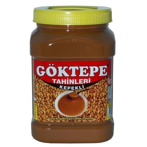 Göktepe KEPEKLİ 935gr Bozkır Tahini Plastik Kutu, Odun Ateşinde Çifte Kavrulmuş (KEPEKLİ-935gr)