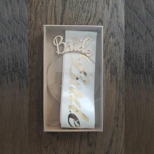Gold Bride To Be Taç Ve Kuşak Set
