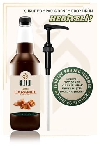 Gold Gull Karamel Aromalı Kahve & Meyve Şurubu 700 ml.