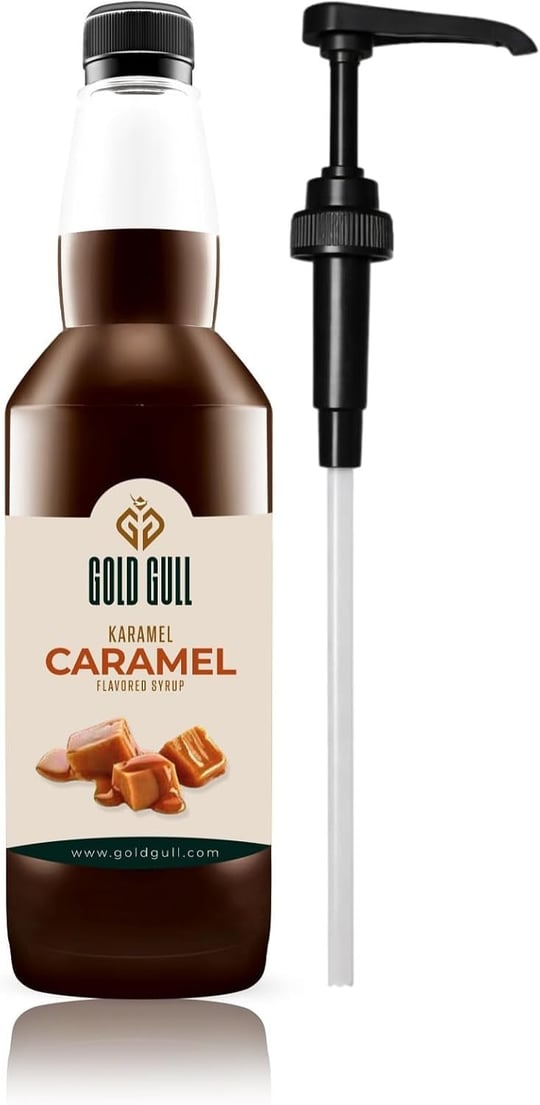Gold Gull Karamel Aromalı Kahve & Meyve Şurubu 700 ml.
