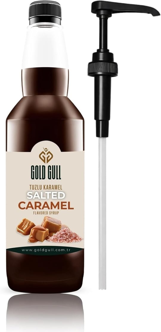 Gold Gull Tuzlu Karamel Aromalı Kahve & Meyve Şurubu 700 ml.