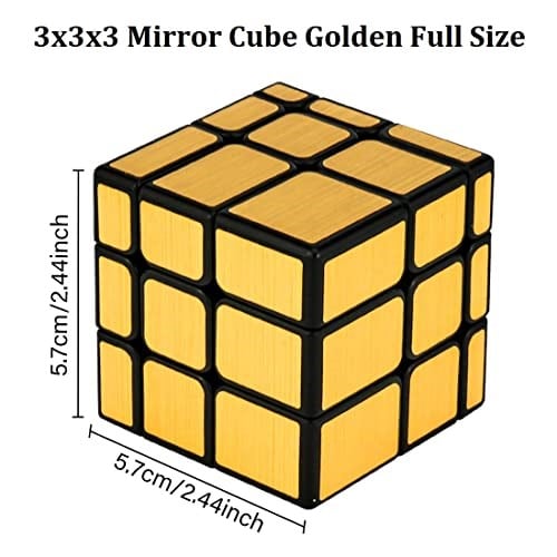 (Gold) - ShengShou 3 x 3 Gold Mirror Cube Puzzle