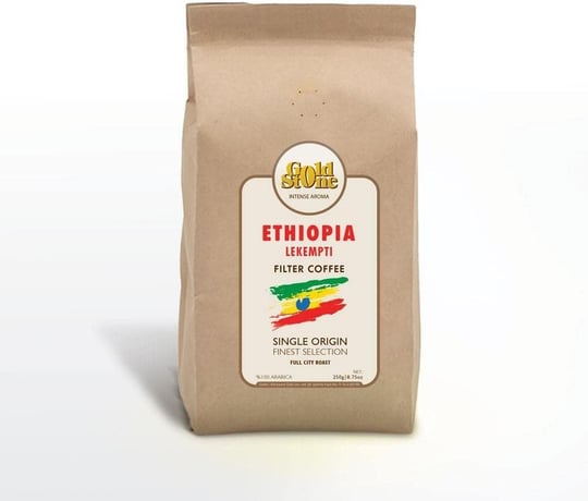 Gold Stone Ethiopia Lekempti Filtre Kahve 250 Gr (Kağıt ve Metal Filtre)