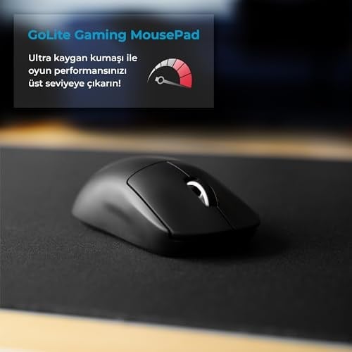 GoLite Basic Edition - 90x40 Gaming Mouse Pad, Kaymaz Taban, Geniş ve Dayanıklı Oyuncu Mousepad, Hassas Kontrol ve Hızlı Tepki için - Seçenekler: 22U x 18G cm, 27U x 23G cm, 70U x 30G cm, 90U x 40G cm