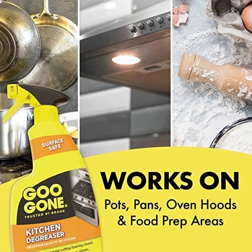 Goo Gone Kitchen Yağ Çözme - Mutfak Gres, Kir ve Fırında Pişmiş Yiyecekleri Giderir - 14 Fl. Oz. - 2047