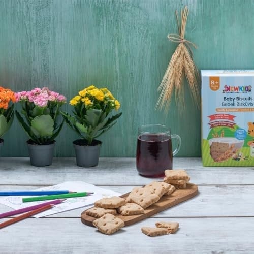 Good Food New Kid Vanilyalı ve Fındıklı Bebek Bisküvisi 200 gr